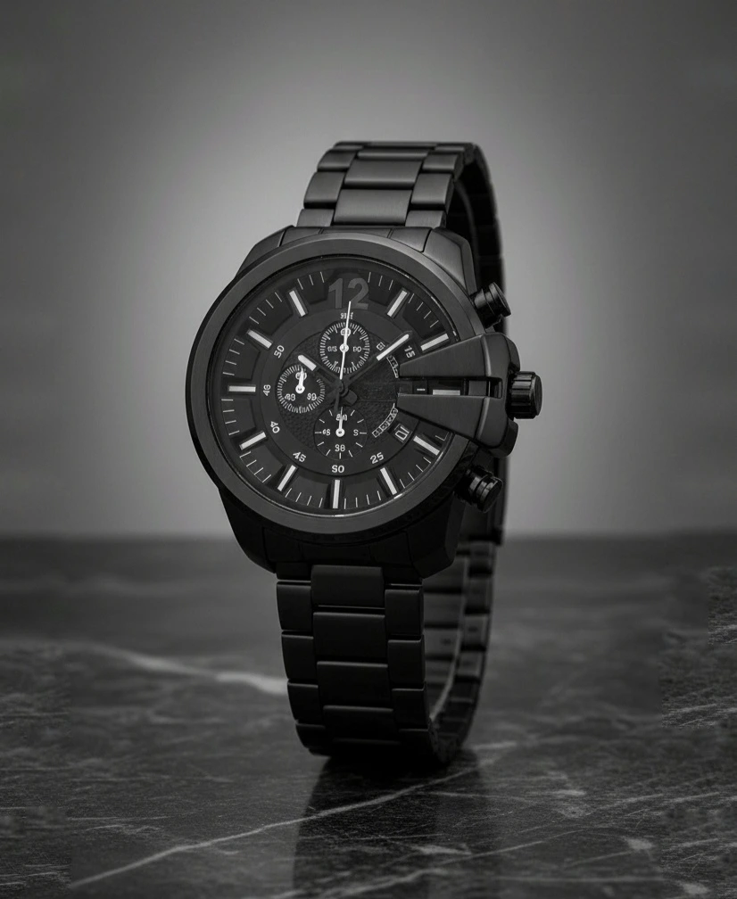 Premium stylish Analog Silver Dial Men's Stainless Steel Watch (Silver)